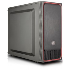 Obudowa komputerowa Cooler Master MasterBox E500L, czarna z czerwonym wykończeniem