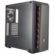 Obudowa komputerowa Cooler Master MasterBox MB510L, czarna z czerwonym wykończeniem, okno